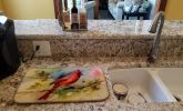 Cardinal Dish Drying Mat Absorbent Dish Drying Mat Pad for Kitchen Counter Dish Drainer Mat for Countertop, 14 x 21", Multicolor