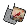 Cardinal Pair of Pot Holders Kitchen Heat Resistant Pot Holders Sets Oven Hot Pads for Cooking Baking BBQ, 7 1/2 x 7 1/2