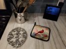 Cardinal Pair of Pot Holders Kitchen Heat Resistant Pot Holders Sets Oven Hot Pads for Cooking Baking BBQ, 7 1/2 x 7 1/2