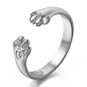 Vintage Cat Face Ring Fashion Cartoon Women's (Color: J0932)