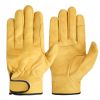 ork gloves sheepskin leather workers work welding safety protection garden sports motorcycle driver wear-resistant gloves