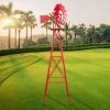 Assorted windmills 8 feet green with weathervane 4 legs vertical windmill rotatable windmill iron garden decoration garden tools